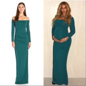 Nicole Miller Sutton Off-the-shoulder Gown
